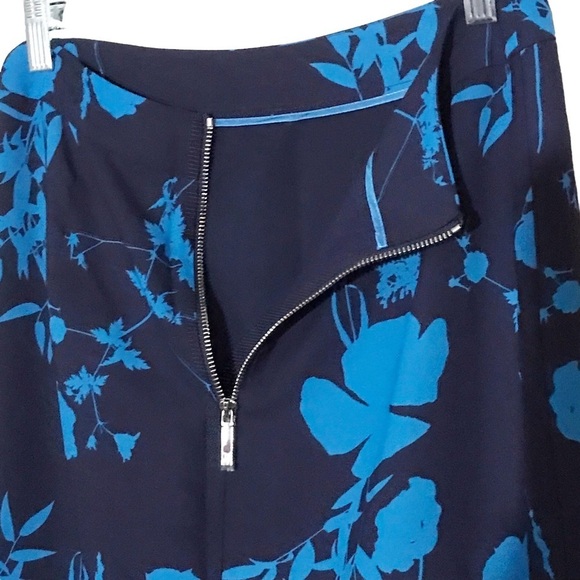 Ted Baker Selaah bluebell side slit midi skirt in blue Size 4 NWT - Picture 6 of 12